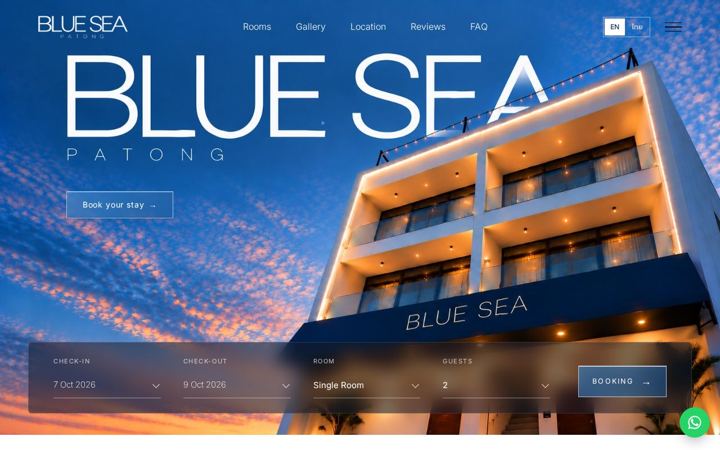 Blue Sea Patong website