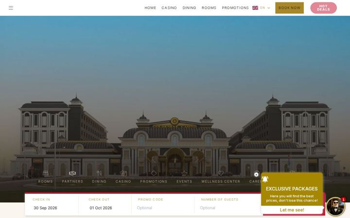 GoldenEye Hotel website